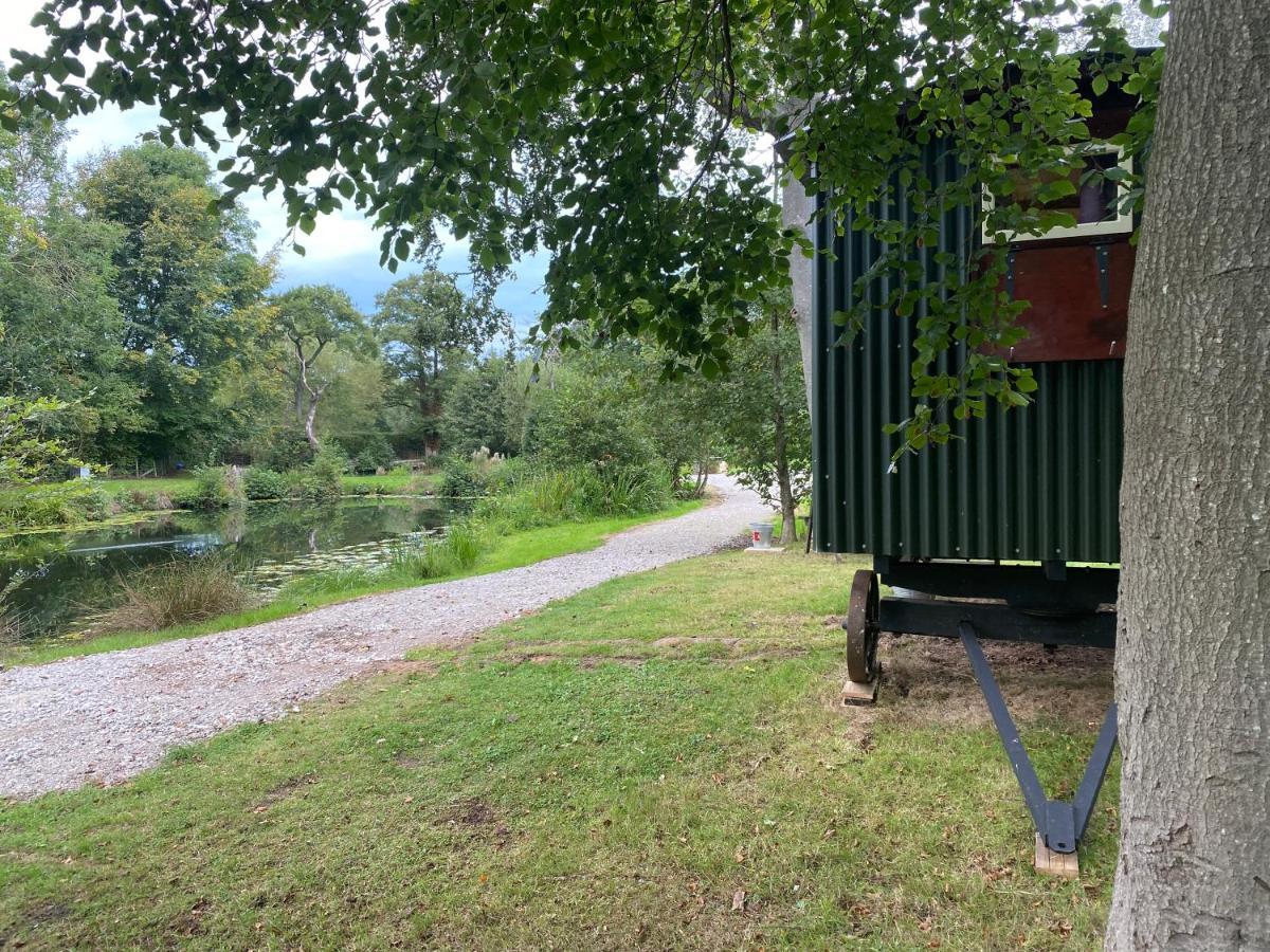 The Shepherd'S Hut - Wild Escapes Wrenbury Off Grid Glamping - Ages 12 And Over Baddiley Exterior foto